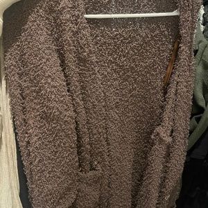 Fuzzy cardigan